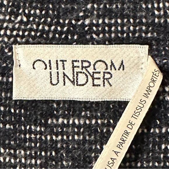 Out From Under Cardigan- Black and White Stitch - Picture 4 of 4